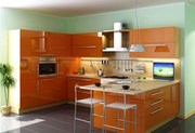Акриловая кухня Апельсин со СКИДКОЙ